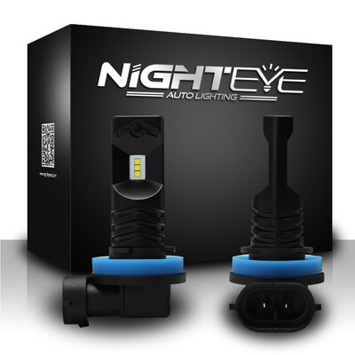 

Nighteye 9006 80W 800LM with CSP LED Chips Bulb 6500K White Fog Lamps DRL LED Lights