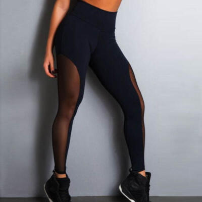 

Women High Waist Yoga Sports Gym Pants Sexy Scrunch Elastic Push Up Leggings OP
