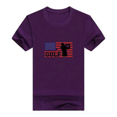 

American Pride Golf Golfer Crewneck Mans t-Shirt