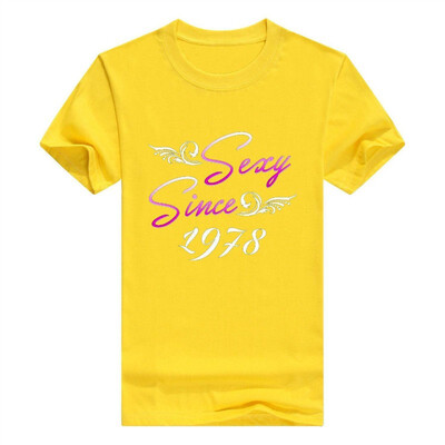 

40th Birthday Gifts idea Sexy Since 1978 40 Years Old Men Tshirt