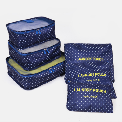 

6Pcs Set Travel Storage Bags Waterproof Clothes Packing Cube Luggage Organizer