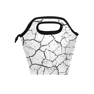 

Lunch Tote Bag Dry Land Travel Picnic Insulated Lunch Handbags Portable Zipper Lunch Bag Box