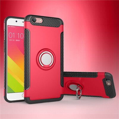 

Fivice OPPO F1S A59 case PC metal ring shell magnetic car bracket TPU phone case