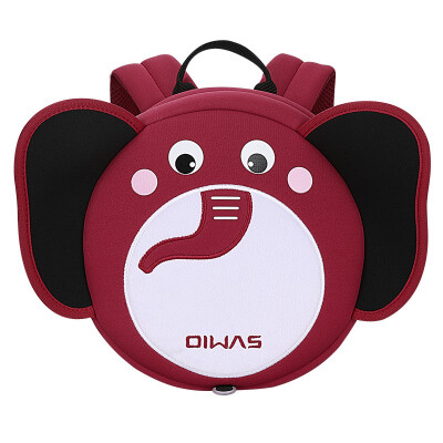 

OIWAS Childrens school bag Kid backpack nylon waterproof Red