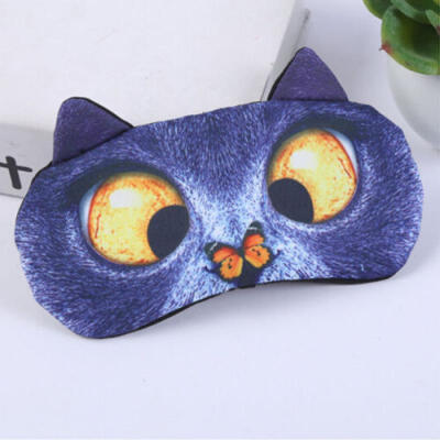 

New Cartoon Ice Bag Sleep Mask Eye Relax Cover Travel Aid Rest Blindfold Shade