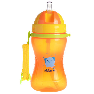 

kidsme портативный детский стакан 360ml (оранжевый)