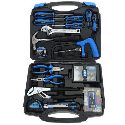 

Jingdong supermarket Paola Paula home toolbox set of 91 sets of hardware maintenance tools integrated gift box gift set 8015