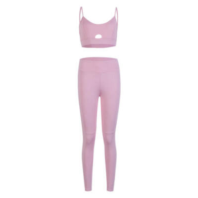 

Women Sport Crop Top Bra Vest & Leggings Pants Gym Yoga Workout Clothes Set