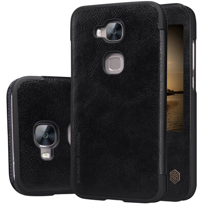 

MOONCASE Huawei G8 Case, [Shock Absorbent] Ultra Slim Premium Flip Leather Case Cover for Huawei G7 Plus / G8 / Maimang 4 Bookstyle Case