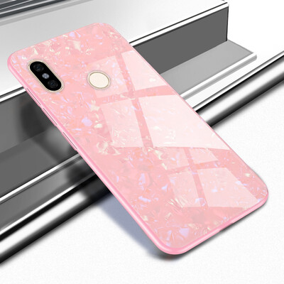 

Goowiiz Phone Case For Xiaomi RedMi 55 PlusNote 5Note 5 Pro Luxury Soft Edge Silicone Frame Glass Shell Cover