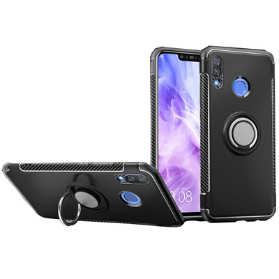 

Fivice Huawei nova 3 case PC metal ring shell magnetic car bracket TPU phone case