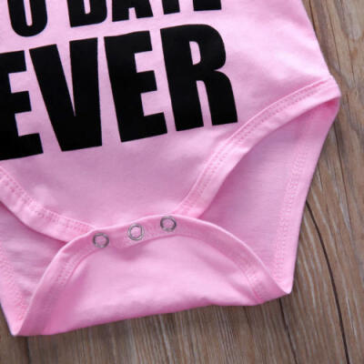 

Newborn Baby Girls Short Sleeve Cotton Bodysuit Romper Outfits Clothes Summer US