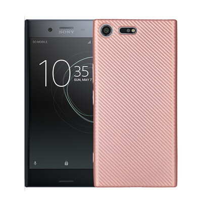 

Goowiiz Phone Case For Sony Xperia XZ PremiumXZ1XZ1 CompactPF31PF41 Luxury Ultra-thin Carbon Fiber Soft Silicone protection