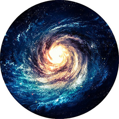 

Round Anti Slip Gaming Space Black Hole Rubber Mouse Pad
