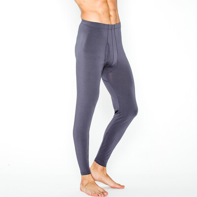 

Hengyuanxiang color Ram Mooredale Qiuku single pieces of men&39s warm pants thin section underwear dark gray 180105