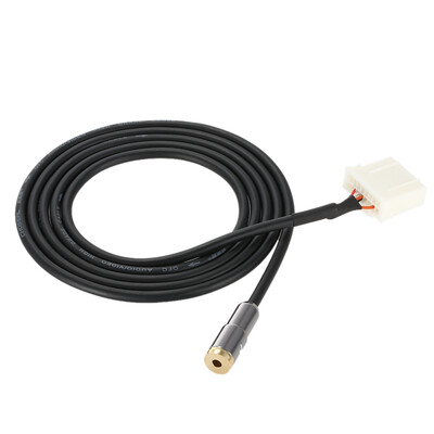 

KKmoon Gold-plated 35 mm Input Aux Cable Line Audio Adapter for Mazda 3 Mazda 6 M3 M6 Besturn B70
