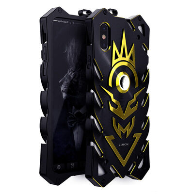 

Aluminum Metal Armor For Apple iPhone X Case Rugged Shockproof Luxury Hard Heavy Duty Ring Magnet Case For Apple iPhone X Cover