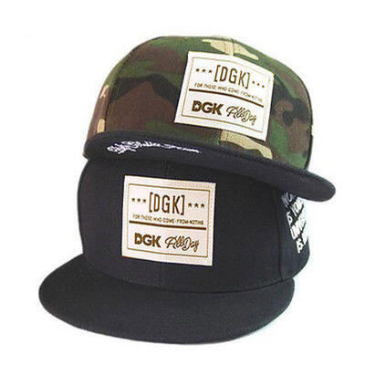 

Women Men Camouflage Black Baseball Cap Snapback Hat Hip-Hop Adjustable Bboy Cap