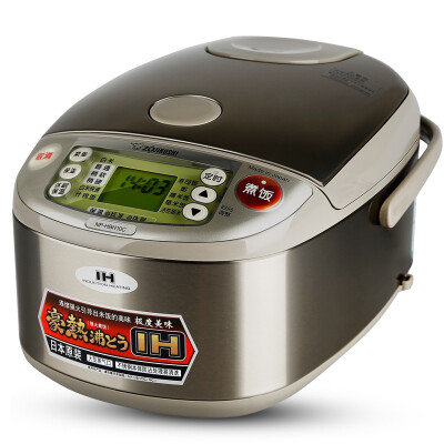 

ZO JIRUSHI &quotjust fire IH&quot NP-HBH18C microcomputer multi-function rice cooker Japan standard 18L domestic standard 5L stainless steel color