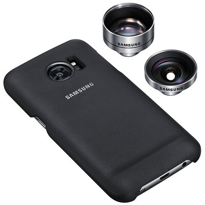 

Samsung (SAMSUNG) ET-CG930 Galaxy S7 Lens Case (черный), чтобы обеспечить широкоугольный объектив Объектив & Зрение