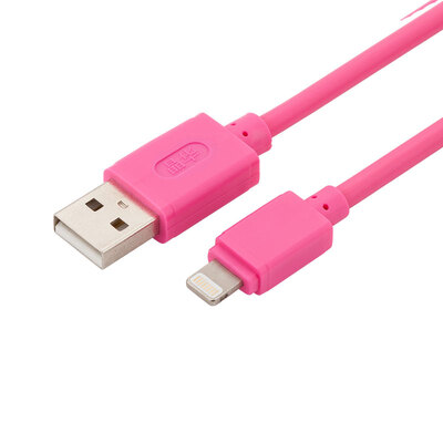 

Jinghua JH 0338 Apple mobile phone data cable flat data line 1 m Rose for iphone5 5s 6 6s SE