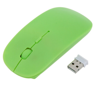 

Fashion Ultra Thin 24 GHz USB Wireless Optical Mouse Receiver for Computer PC Laptop