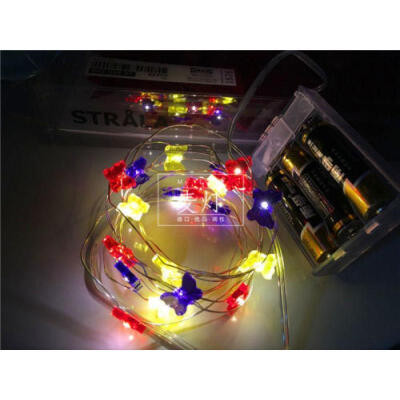 

3M 30 LED Warm White Star Heart LED String Christmas Wedding Party Fairy Lights