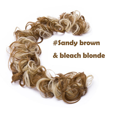 

Scrunchie Updo Wrap Curly Messy Bun Ponytail Hair Piece Chignons Hair Extensions