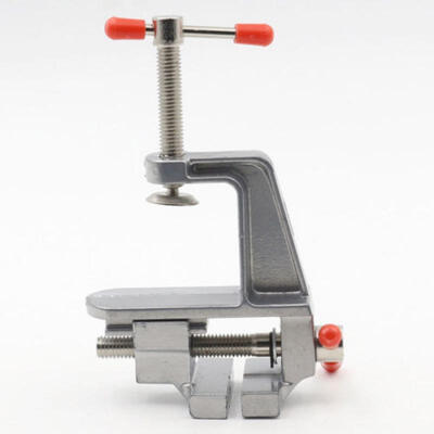 

35" Aluminum Small Jewelers Hobby Clamp On Table Bench Vise Mini Tool Vice
