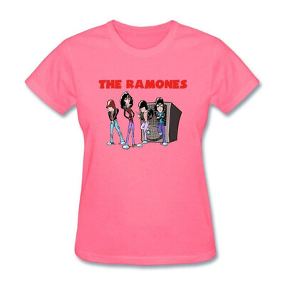 

SAMJOS Womens The Ramones Cartoon T-Shirt