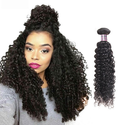 

Ishow Good Quality 7AUnprocessed Virgin Peruvian Kinky Curly Virgin Hair 4Bundles Natural Color Human Hair Extensions