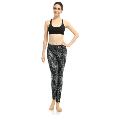 

Sounteam Womens Printed Leggings Full-Length Regular Size Yoga Workout Leggings Pants