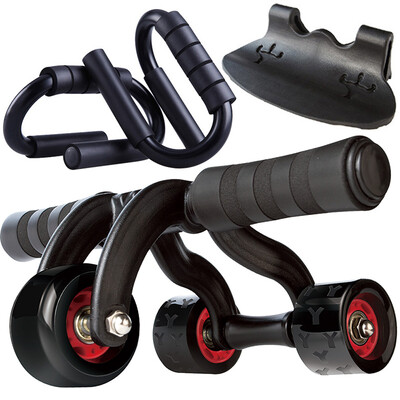 

Kisseng KANSOON home quiet bearings three rounds of abdominal cavity abdominal abdomen abdominal muscles including mats brakes push-ups stent two-piece black