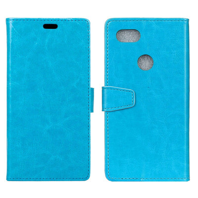 

MOONCASE Google Pixel 3  Crystal Leather Case - Blue
