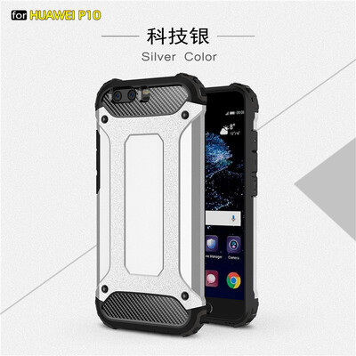 

Fivice Huawei P10 case Luxury Silicone Diamond Armor PC Hard Shell Phone Case