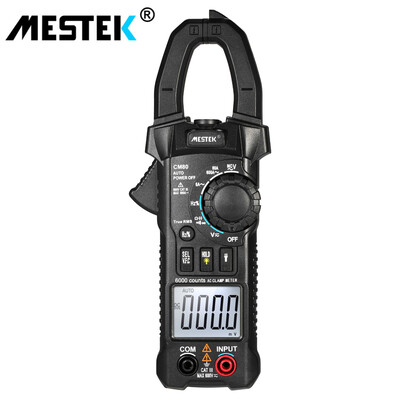 

MESTEK Professional True RMS LCD Digital Clamp Meter Multimeter ACDC Voltage AC Current Capacitance Continuity Test Frequency Mea