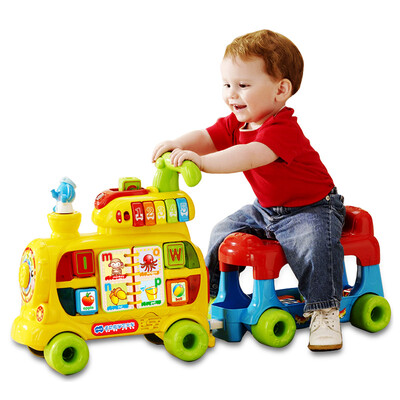 

VTech Vtech multi-purpose learning train ride learning English digital building blocks toys educational toys