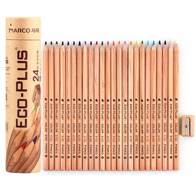 

Marco 6100-24CT 24 color pencil / color pen / color lead wood pen barrel