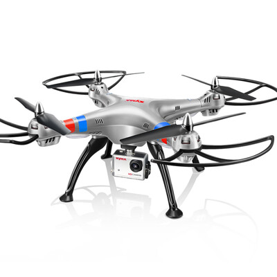 

SYMA Радиоуправляемая четырёхосьная модель самолет летательный аппарат с функцией транслирования (FPV) X8W