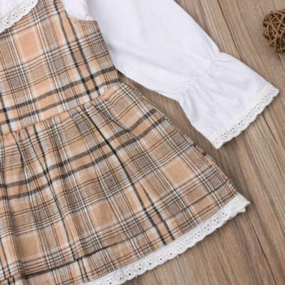 

Retro Toddler Kid Baby Girl Christmas Thanksgiving Lace Party Dress Clothes 1-6Y
