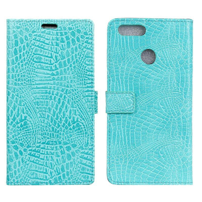 

MOONCASE Oppo F9 F9 Pro Crocodile Leather Case - Green