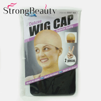 

StrongBeauty Wig Cap Stretchable Elastic Hair Net Snood Wig Cap for Wig Wearers Easy Style for Wigs