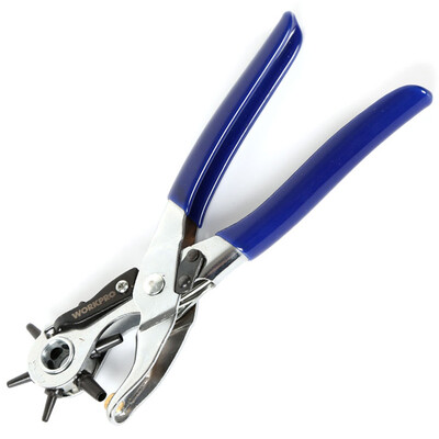 

WORKPRO W031110N Belt Punch Shaped Shaped Handle 8-inch Belt Punch Clamp Punching Machine Round Hole Drill Tool