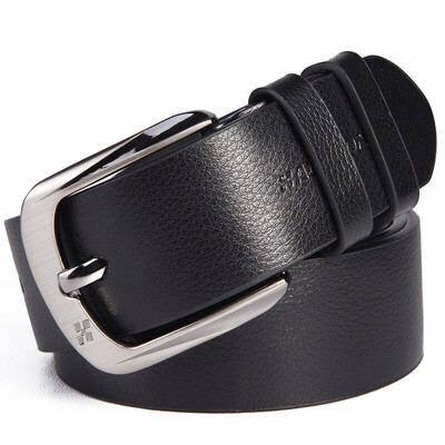 

Men's Korean leather belt with pin buckle