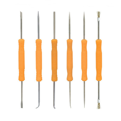 

6 in 1 Solder Assist PCB Repair Tool Double-Sided Soldering Assist Aid Repair Tools Set Steel Solder Assist BGA PCB Repair Tool Se