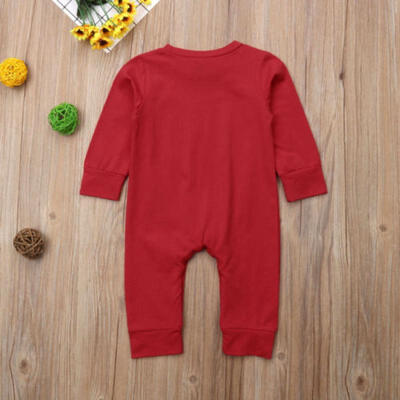 

MY 1st Christmas Baby Boy Girl Unisex Romper Bodysuit Cotton Clothes Outfit