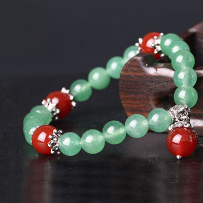 

Natural jewelry five lines transfer pearl sands blue sand stone womens bracelet red agate bracelet