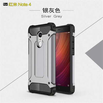

Fivice Xiaomi Redmi note 4 case Luxury Silicone Diamond Armor PC Hard Shell Phone Case