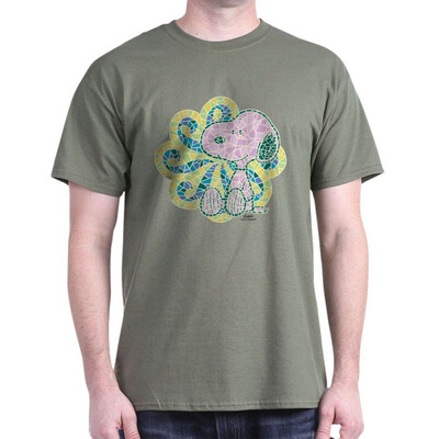 

CafePress Snoopy Mosaic T-Shirt - 100 Cotton T-Shirt