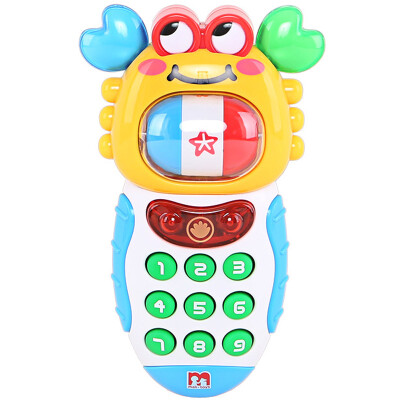 

Mali toys mali-toys T9510 educational toys infant children&39s early childhood education intellectual sound&light turn crab mobile phone toys